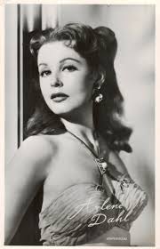 Arlene Dahl movie film star Photo Foto original postkarte CPA 9:14cm h498