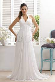 Plain Empire Halter Top Court Train Taline S Wedding Dress Empire Waist Wedding Dress Wedding Dresses Under 100 Empire Wedding Dress