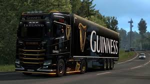Ets2 Guinness Scania S R Trailer Skins V1 1 35 X Download Guinness Box Trailer Trailer