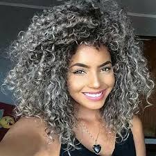 Image Result For Curly Hairstyles For Gray Hair Women Ombre Curly Hair Curly Hair Styles Naturally Curly Hair Styles