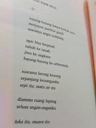 Tiga Sajak Kecil Hujanbulanjuni Book Quotes Kutipan Buku Puisi Kenangan Buku Puisi