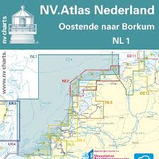 Nv Charts Folio Netherlands Oostende To Borkum Atlas Format Nl1