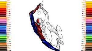 Print your own spiderman coloring book with these amazing coloring sheets! Spider Man Coloring Pages Realistic Spider Man Coloring Pages Youtube