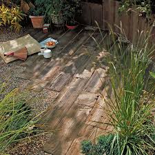 Einen gartentisch aus holz für ihr zuhause top bewertet hohe qualität kauf auf rechnung.ein zeitloser klassiker unter den tischen im garten oder auf der terrasse ist ein gartentisch aus. Woodstone Sleepers Sitzecken Garten Garten Pflaster Landschaftsbau