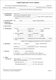 free 22 employee contract templates in pdf ms word google docs pages