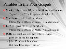Get blessed four times over as you learn the keys to unlocking the treasures of the four gospels! Parables Of Jesus In The Gospel According To Luke Ppt Download