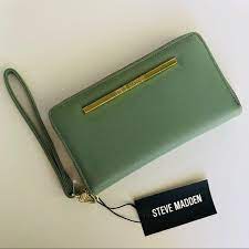 Steve Madden Wallet Organizer Wristlet Sage Green Shopee Philippines