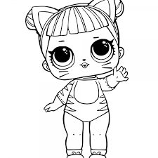 Therefore, black and white images of dolls lol are suitable for coloring and children's creativity! Lol Surprise Doll Coloring Pages Baby Cat Cat Coloring Page Kitty Coloring Cute Coloring Pages
