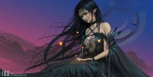 Want to discover art related to elf_black_hair? Elf Princess Fantasy Abstract Background Wallpapers On Desktop Nexus Image 2508318