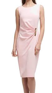Dkny Women S Ruched Hardware Crew Sheath Dress Pink 10 Affiliatelink Thinkpink Dkny Dresses For Work Wear To Work Dress Dresses