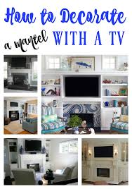 See more ideas about hidden tv, tv mantle, wall mounted tv. Decorating A Mantel With A Tv Re Fabbed
