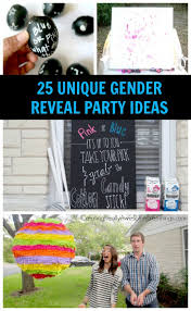 Not only is this a fun activity to do during your gender reveal party, but it will make your baby's 18th birthday a little extra special. 25 Gender Reveal Party Ideas C R A F T