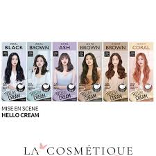 Show your powerful character by having a vibrant and daring hair color from mise en scene hello bubble hair dye permanent together with its hello bubble primer! Mise En Scene Mise En Scene Hello Cream Hair Color Black Pink Edition 6 Colours La Cosmetique Au La Cosmetique Australia