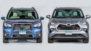 Recall to reprogram safety features. Midsized Three Row Suv Face Off Subaru Ascent Vs Toyota Highlander Toyota Highlander Subaru Toyota