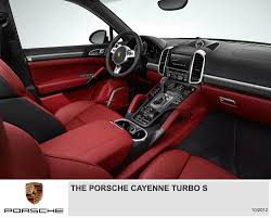 Porsche Cayenne Turbo S With Red Interior Porsche Cayenne Interior Cayenne Turbo Porsche Cayenne