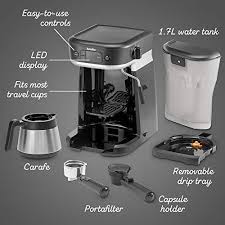 You grind the beans right in the breville espresso machine before the ec155 from delonghi is an affordable and very flexible espresso coffee machine, as it can use both coffee pods or ground coffee, thanks to. Breville All In One Coffee House Coffee Pod Systems