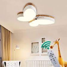 Kids modern childrens room led star moon bedroom decorative ceiling light lamp. Arctxwkixjrlm