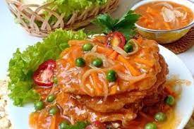Resep Fuyunghai Ayam Udang Saus Asam Manis Spesial Ala Chinese Food Recipe Resep Resep Makanan Makanan