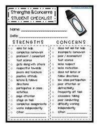 Sometimes your strengths may be covered up by a disability that is not accommodated. Student Strengths And Weaknesses Parents As Teachers Parent Teacher Conferences Teacher Conferences