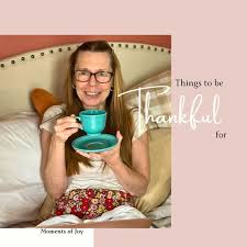 I am #thankful for the #coffee my husband brings me in bed. It brings me  joy and makes me feel loved and special. It is his #pebble and helps me be  my
