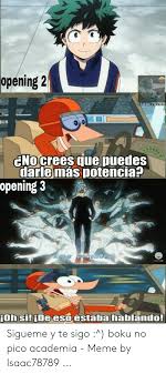 Boku no hero academia (translated as my hero academia) is a manga series created by kōhei horikoshi and published in the magazine weekly shounen jump. 25 Best Memes About No Pico Academia No Pico Academia Memes