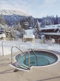 Winter Hot Tub Views Whistler Village Whistler Hotels And Resorts