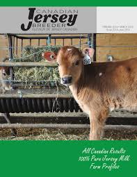 2014 Canadian Jersey Breeder By Canadian Jersey Breeder Issuu