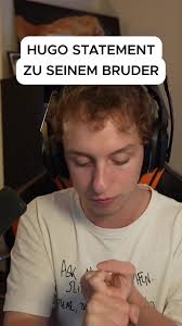 Hugo gibt ein Statement zu seinem Bruder ab, da es in den letzten Tagen  wieder zu Diskussionen auf TikTok zu dem Thema gekommen ist. #LetsHugoTV  #Hugo #byTobi#Statement