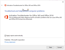 Microsoft Office Activation Troubleshooters For Office 2019 Office 365 Microsoft Office Office 365 Microsoft