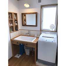 バス トイレ r不動産 造作洗面台 アイアンバー ニッチ などのインテリア実例 2018 02 19 16 52 51 roomclip ルームクリップ 造作 洗面台 洗面台 インテリア 実例