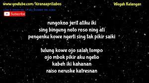 Chord Lagu Wegah Kelangan