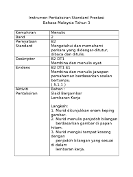 Ujian selaras bahasa melayu tahun3. Pembentangan Instrumen