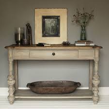 Grey Oak Console Table With Wooden Top Painted Sideboard Hall Console Table Console Table