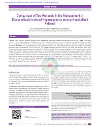 Pdf Comparison Of Two Protocols In The Management Of