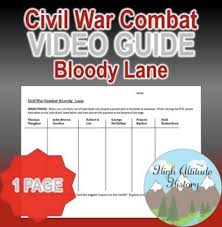 Civil War Combat Bloody Lane Original Video Guide Tpt