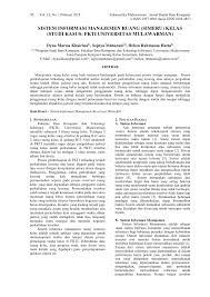 Jurnal pdf ttg manajemen kelas : Pdf Sistem Informasi Manajemen Ruang Simeru Kelas Studi Kasus Fkti Universitas Mulawarman