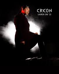 Announcing the cast of the Upper School's Fall Play, Antigone! The title  role of Antigone will be played by Caroline Chu '27, and her  co-protagonist, Creon, will be played by her sister