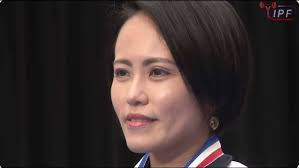 World Record Bench Press with 123 kg by Donna Berglund SWE in 57kg class