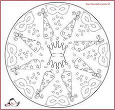 Mandala Di Carnevale Da Stampare E Colorare Genitorialmente Carnevale Mandala Addobbi Di Carnevale