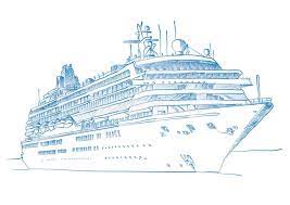 Sketched Cruiseship Sketched Drawing Of A Cruiseliner Over A White Background Affiliate Drawing Cruiseship S Ship Sketch Ship Drawing Mirror Drawings