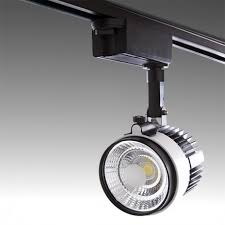 Spot sur rail monophasé olivia modèle led avec une puissance de 30w. Spot Led Sur Rail 2 Phases Cob 30w 2700lm 30 000h Emery