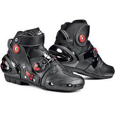 Sidi Streetburner Short Sports Motorcycle Boots At Motorcycle Megastore Leather Motorcycle Boots Bike Boots Racing Boots