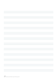 There are templates for storyboards, staff paper for songs—even book cover templates and magazine templates. Blank Manuscript Paper
