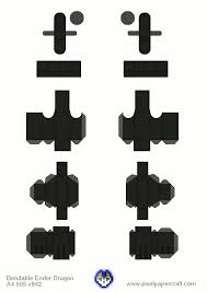 The ender dragon is a boss in the end which is a world filled with endermen and other hazards. Papercraft Bendable Ender Dragon No Toothpicks Minecraft Ender Dragon Bendable Paper Crafts