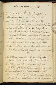Consider how individual poems in your manuscript speak to one another, either directly or obliquely. Manuscript Of To Autumn By John Keats The British Library