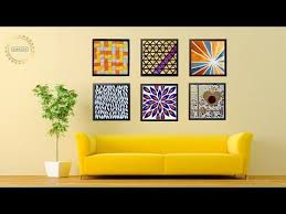 6 Hyper Easy Wall Art Ideas For Your Living Room Gadac Diy Home Decorating Ideas Youtube Simple Wall Art Home Decor Home Diy