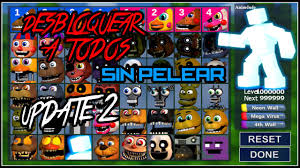 Yes, those famously terrifying animatronics and all their friends: Como Desbloquear A Todos Los Personajes De Fnaf World Sin Pelear Update 2 Gameshot Youtube