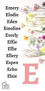 Browse the list of top 100 cute names, including danielle and daisy 35 Eclectic Baby Girl Names That Start With E Cute Baby Girl Names Baby Girl Names Unique E Baby Girl Names
