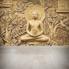 Gautam buddha hd wallpaper hit : Nish Buddha Wallpaper Wall Mural Wall Sticker For Bedroom Hall Drawing Room Living Room 079 Vinyl Wall Covering Nish Poster Tiles Highlighter Tiles Mdf Jali Pvc Jali More