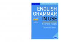 The earliest edition as seen on google books was released in 1985. English Grammar In Use 5th Edition Dokumen Pub